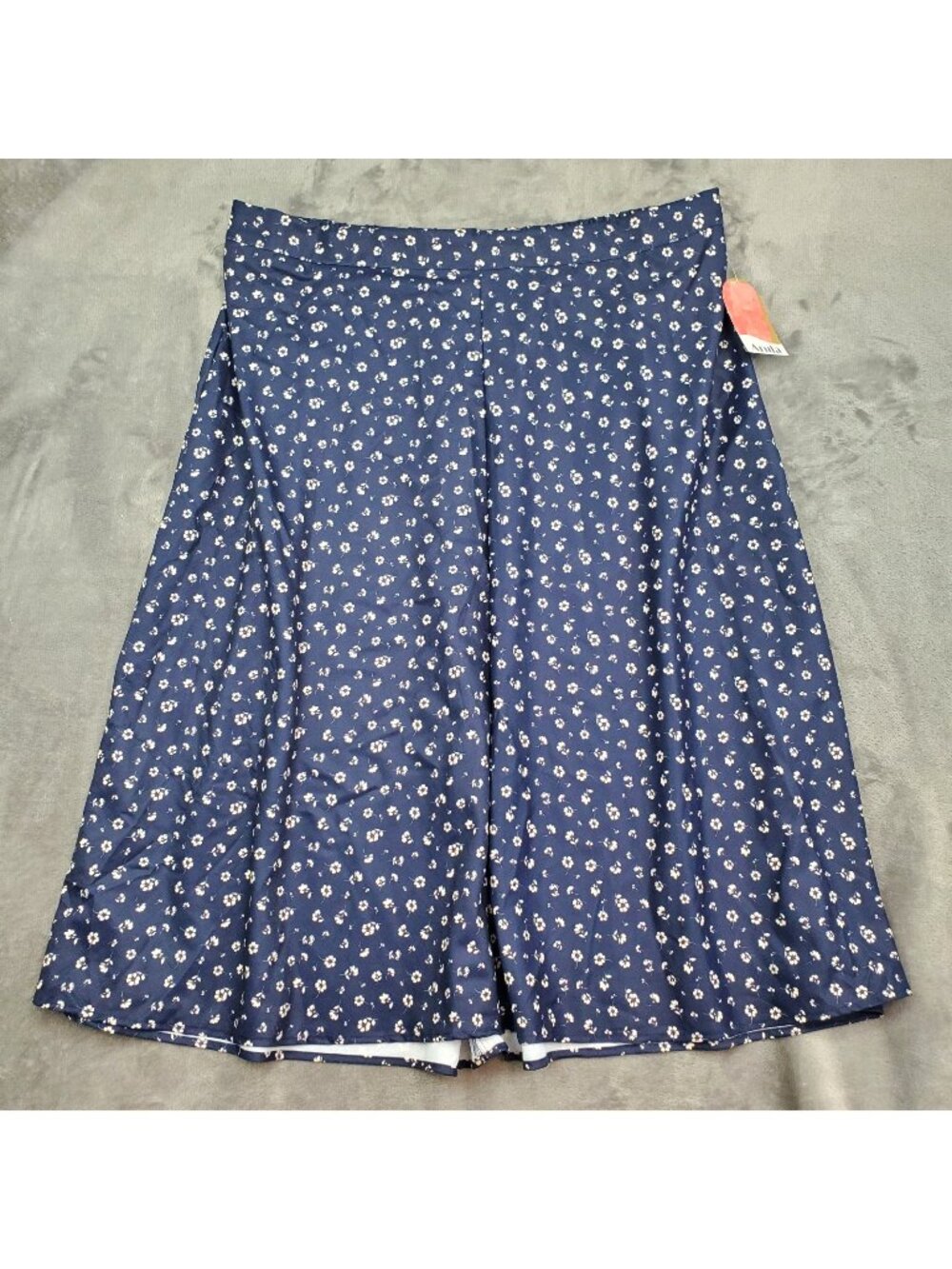 Arula Blue Floral Boho Midi Skirt Size C 22/24 Plus New Fairy Cottagecore Preppy